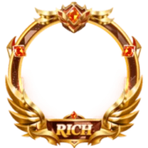 Golden Winged Ruby RICH Avatar Frame