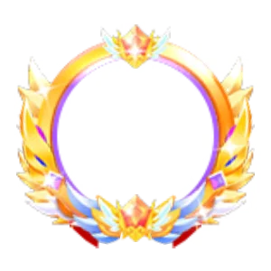 Golden Winged Sunburst Solar Ring Frame