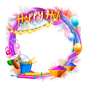 Happy Holi SVGA Frame