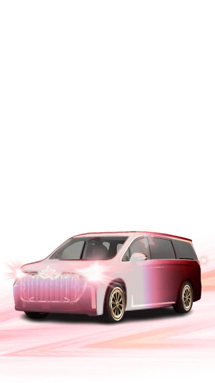 Luxury Crimson VIP Crown Van