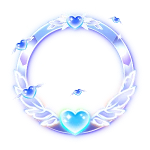 Neon Lavender Glow Avatar Ring Frame