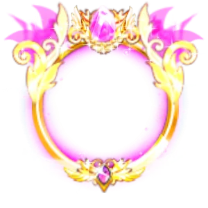 Neon Magenta Cyber Glow Ring Frame