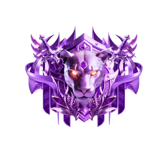 Purple Amethyst Armored Shield Twin Swords (Level 5)