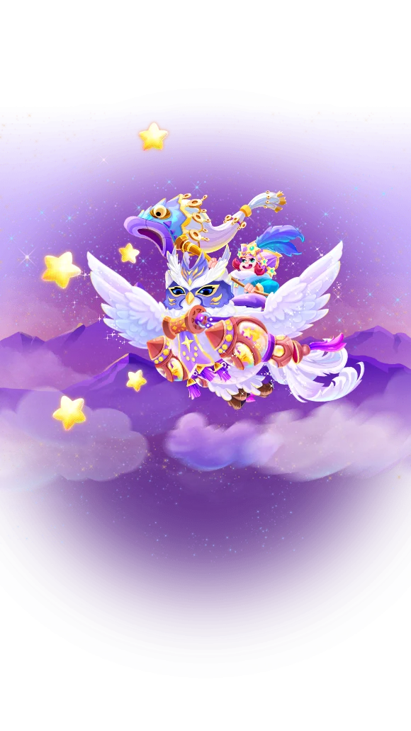Purple Mountain Dreamy Night Sky Entry