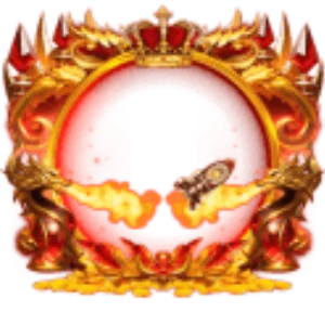 Red Fire Crown Royal Frame