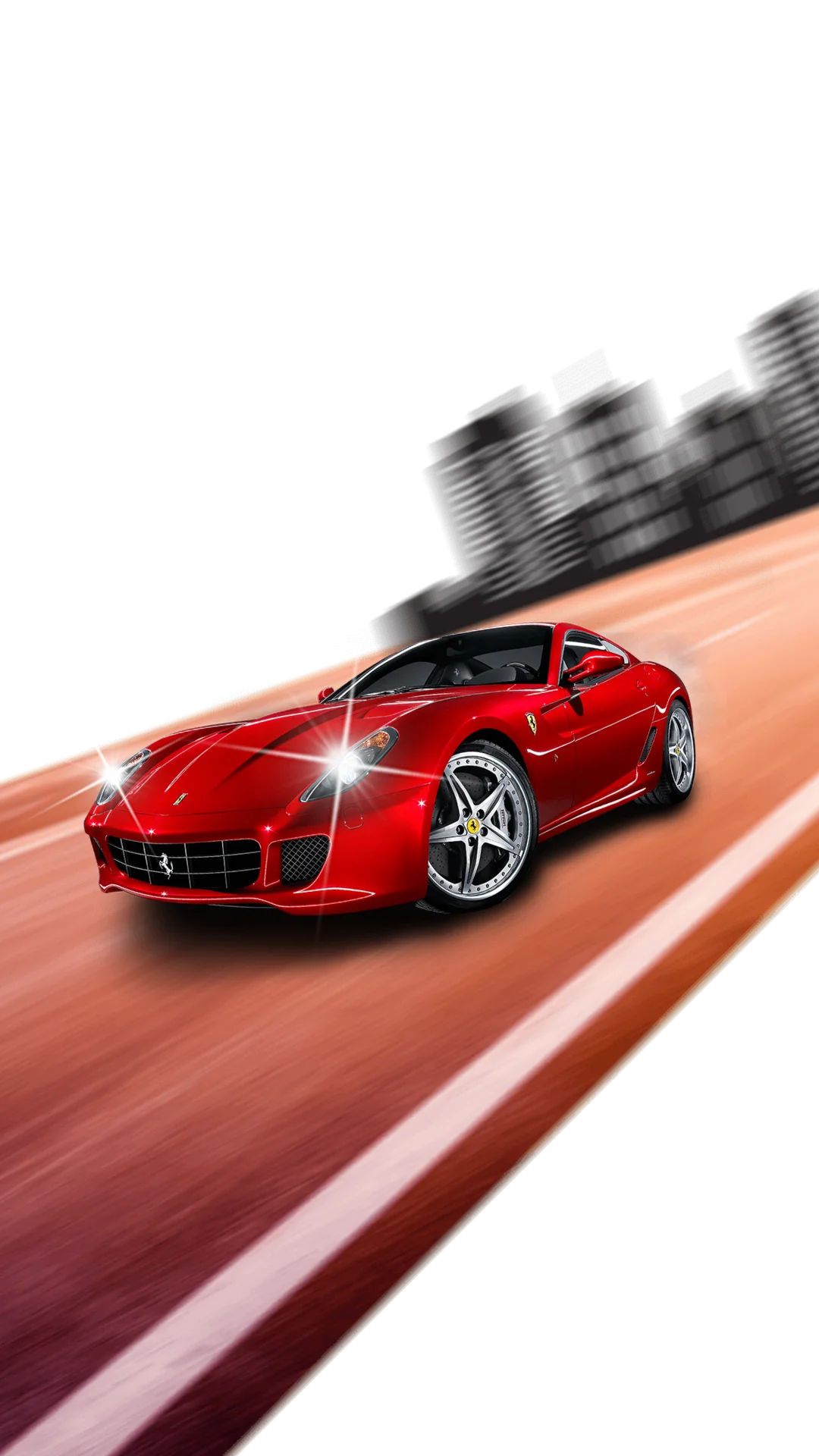 Red Supercar Speed Rush