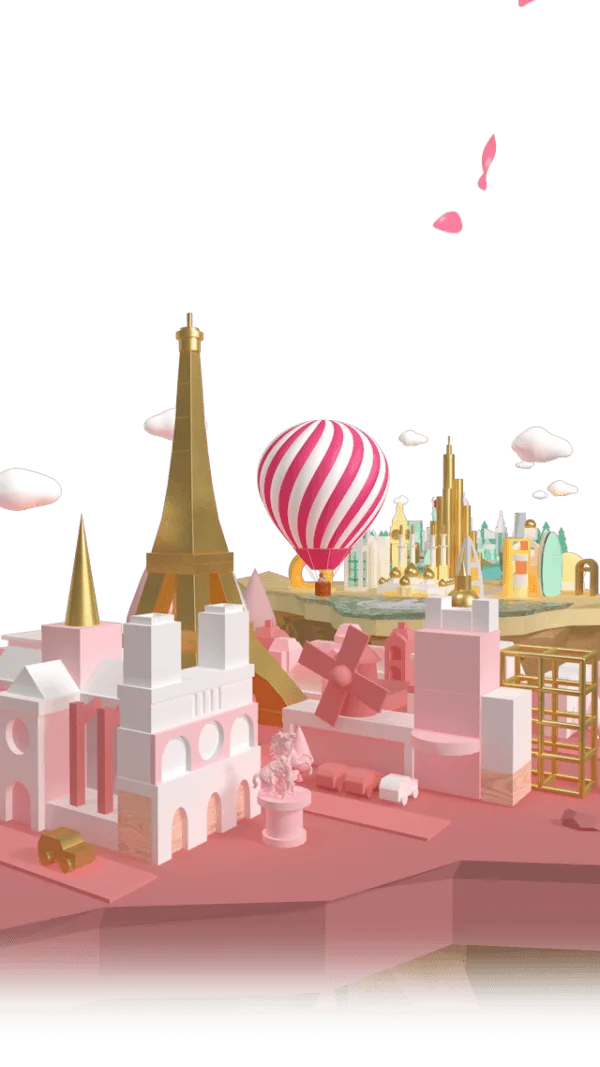 Romantic City Balloon