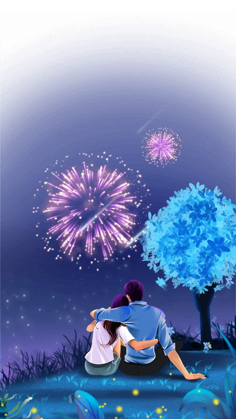 Romantic Fireworks Picnic