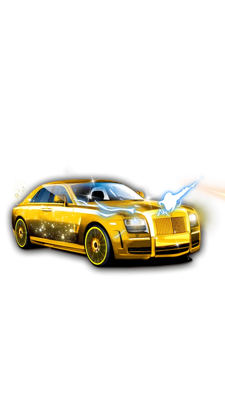 Royal Golden Rolls Royce Limousine