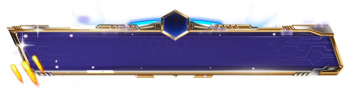 Sci Fi Cyber Rocket Headline Nameplate