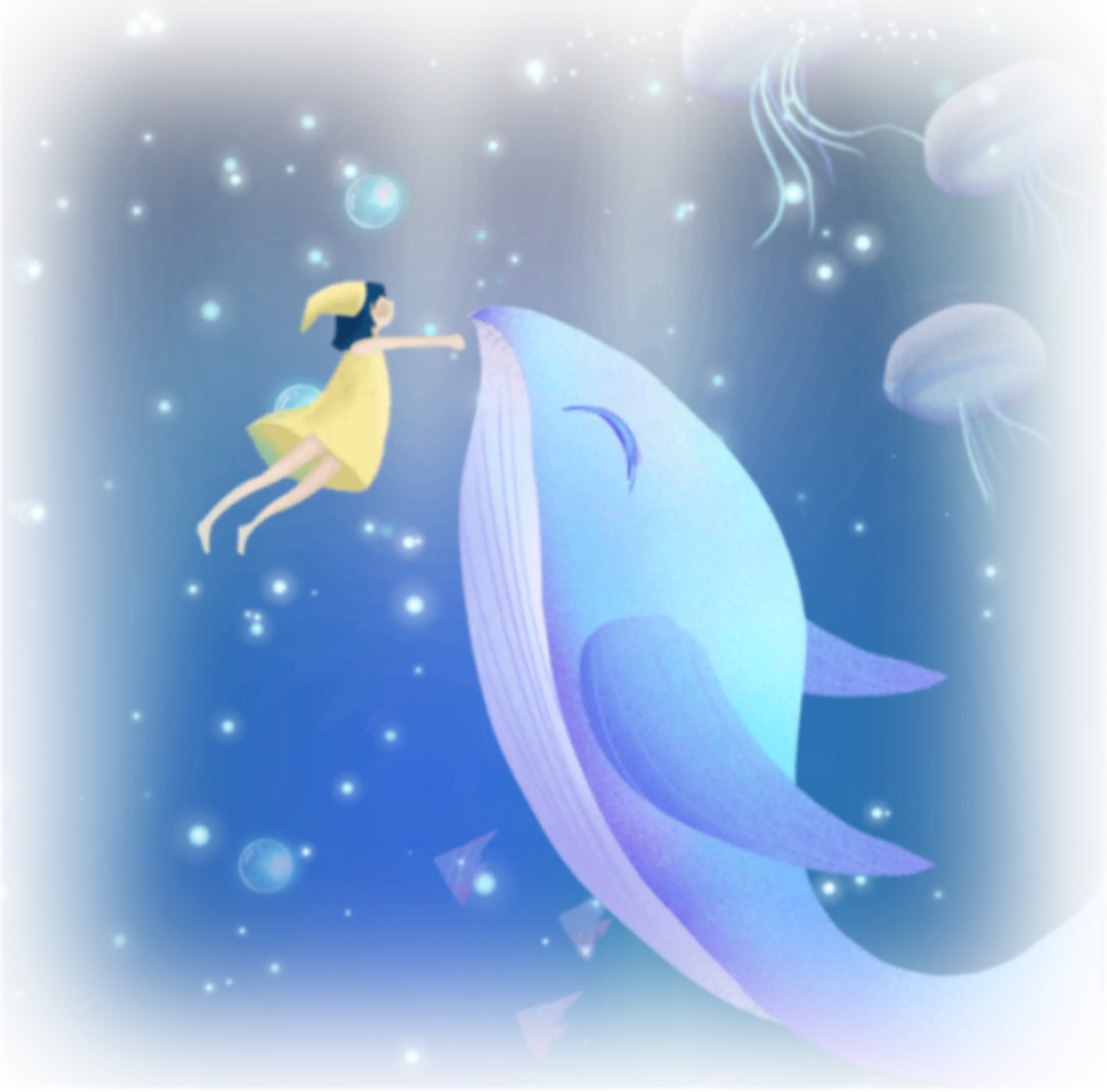 Seeing Whales In Blue Sea