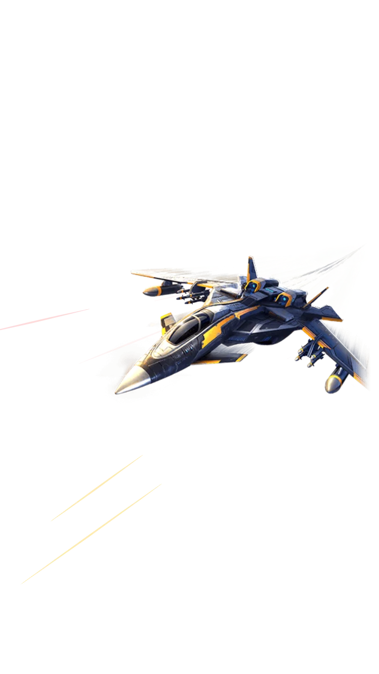 Supersonic Military Stealth Fighter Jet