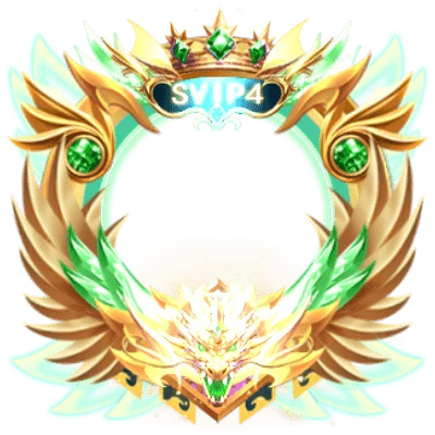 SVIP 4 Golden Dragon Winged Frame