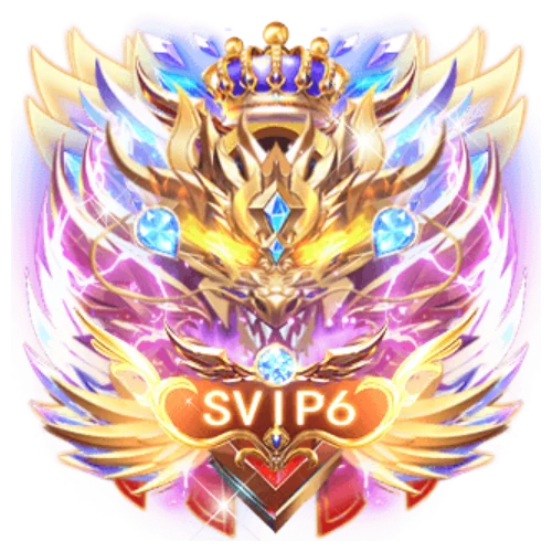 SVIP 6 Golden Dragon Medal Badge